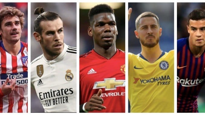 Transfer Talk: Bale, Pogba, Hazard, Coutinho, Griezmann