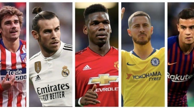 Transfer Talk: Bale, Pogba, Hazard, Coutinho, Griezmann