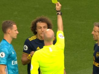 David Luiz conceded penalty after pulling Mo Salah in penalty box.