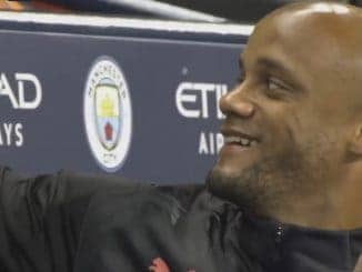 Vincent Kompany-Looking back during his testimonial match