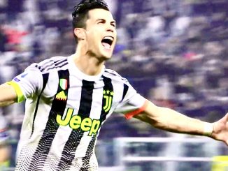 Ronaldo Celebrating the goal