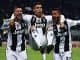 Ronaldo celebrating with Juventus teammates