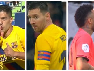 Messi, Suarez and Neymar were clicked together in Barcelona