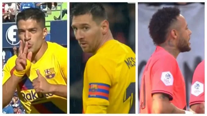 Messi, Suarez and Neymar were clicked together in Barcelona