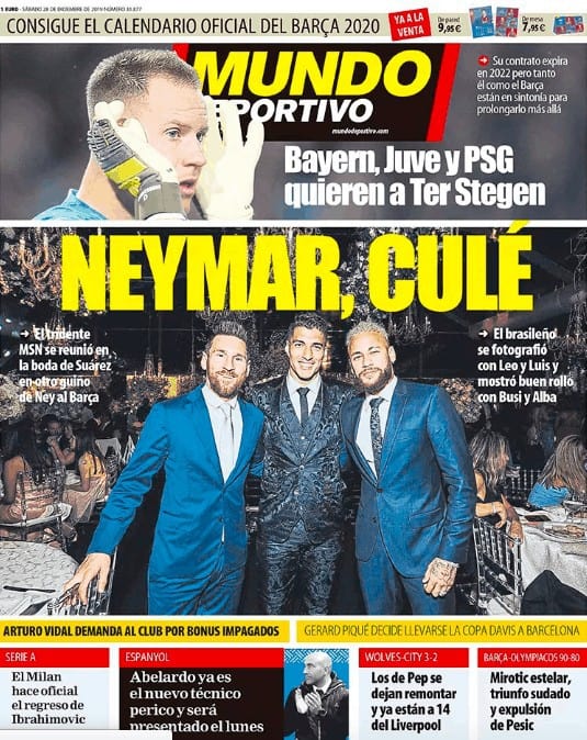 Messi-Suarez-Neymar clicked together amid transfer speculation European Leagues La Liga 