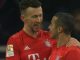 Perisic celebrating after Bayern goal in Bayern Munich vs Monchengladbach
