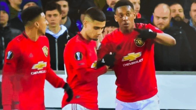 Bruges 1-1 Man United - Martial levels as United secure a away draw