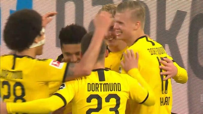 Dortmund 5-0 Berlin - BVB thrashed Berlin, Haaland and Sancho score