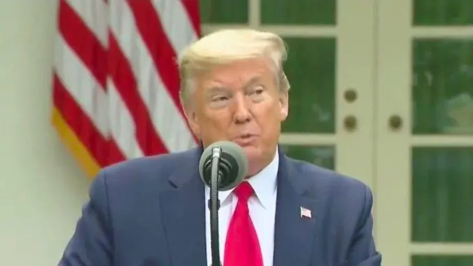 Trump tired of watching old games, wants sports back