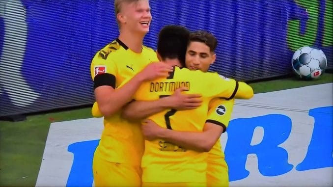 Dortmund 2-0 Wolfsburg - Hakimi, Guerreiro help BVB to register straight sixth win