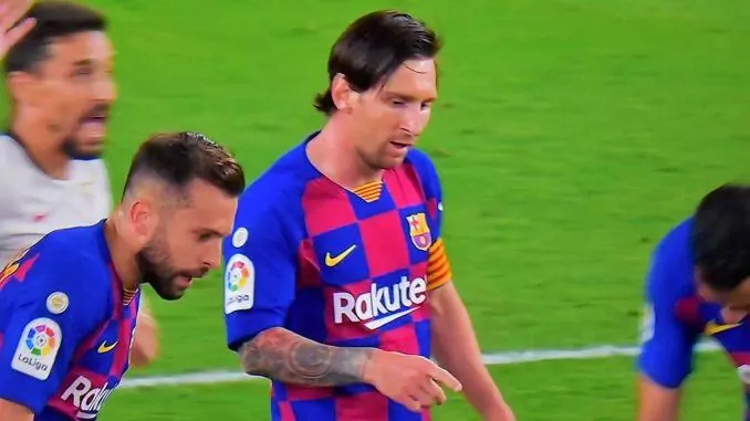 Barcelona 0-0 Sevilla Barcelona stumbled against Sevilla