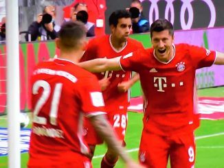 Bayern 3-1 Freiburg Lewandowski claimed new Bundesliga record with a double