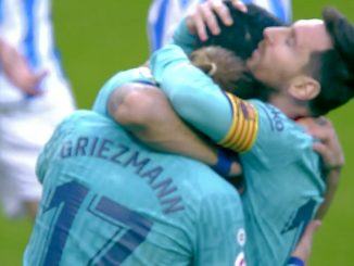 Messi had a training ground bust up with Barcelona teammate Griezmann