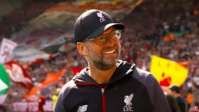 Twitter Celebration Liverpool win Premier League