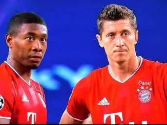 Bayern 3-0 Lyon-David Alaba-Robert Lewandowski