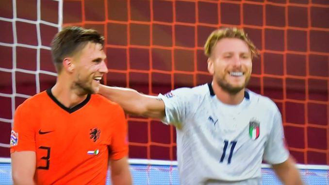 Barella's header inspires Italy to 1-0 win over the Netherlands in UEFA Nations League