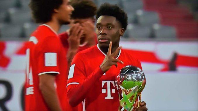 Alphonso Davies-Bayern Munich-German Super Cup Final-2020