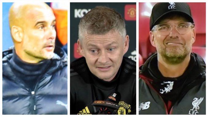 Solskjaer, Guardiola and Klopp frustrated at three-substitutions rule