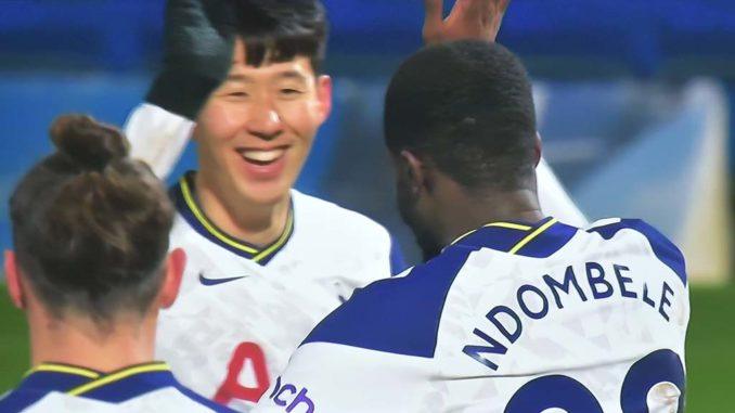 Son Heung-min-Tanguy Ndombele-Tottenham Hotspur