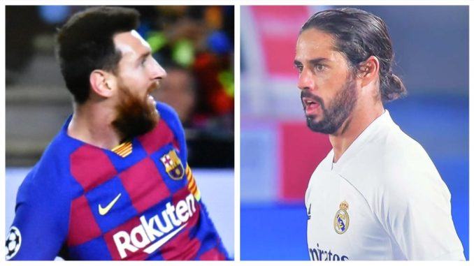 Messi-Isco-Real Madrid-Varcelona