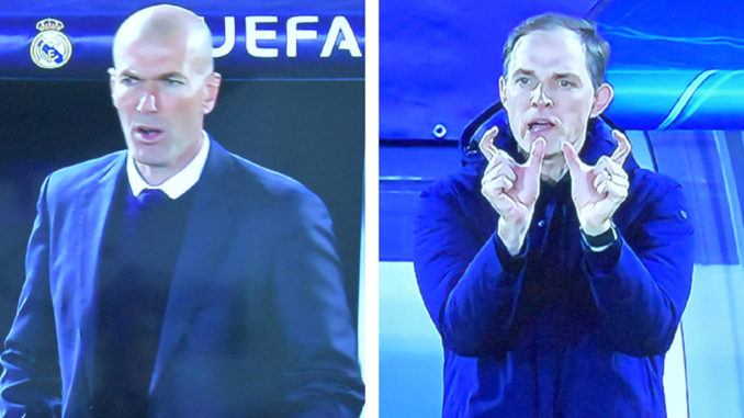 Zidane-Tuchel-Real Madrid-Chelsea-UCL