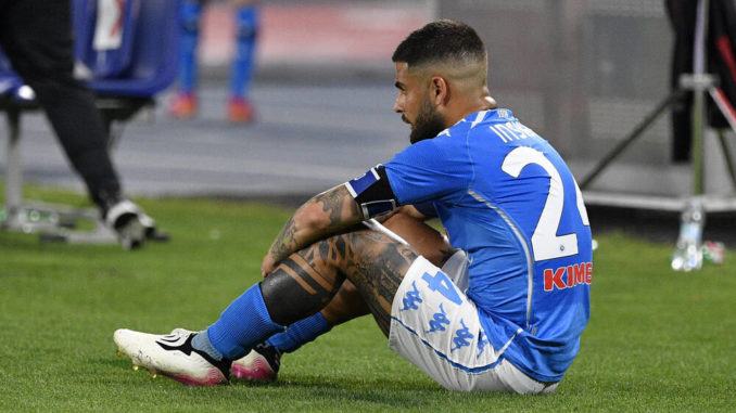 Dejected Lorenzo Insigne of Napoli after Verona match on 23-05.2021