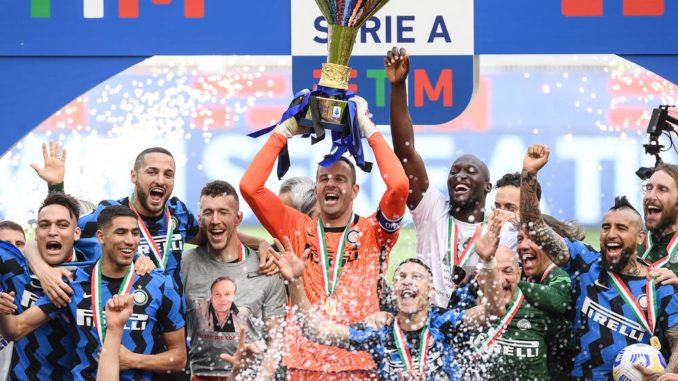 Inter Milan Serie A Champions for 2020-21 season