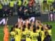 Rejoicing Villarreal CF with Unai Emery after win against Manchester United in UEL final
