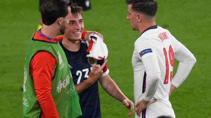 Billy Gilmour, Mason Mount and Ben Chilwell-England vs Scotland