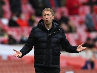 Brighton manager Graham Potter during the Premier League match