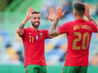 Bruno Fernandes and Joao Cancelo -Portugal