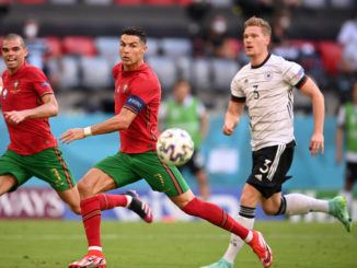 Cristiano Ronaldo-Pepe-Marcel Halstenberg-Portugal vs Germany