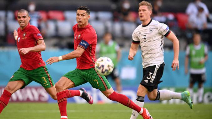 Cristiano Ronaldo-Pepe-Marcel Halstenberg-Portugal vs Germany