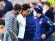 England manager Gareth Southgate speaks to Trent Alexander-Arnold