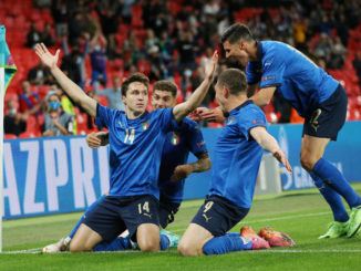 Federico Chiesa of Italy against Austria