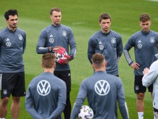 Mats Hummels, Manuel Neuer, Thomas Müller, Joshua Kimmich-Germany