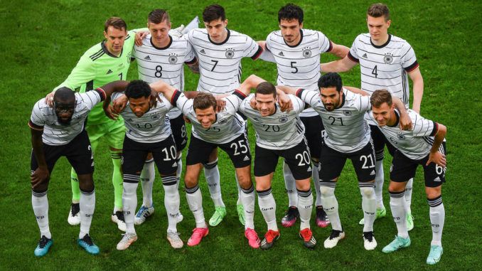 Germany-Neuer, Kroos, Havertz, Hummels, Ginter, Ruediger, Gnabry, Mueller, Gosens, Guendogan, Kimmich