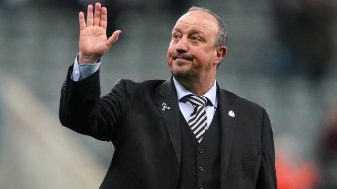 Rafa Benitez, manager of Newcastle United
