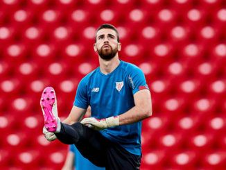 Unai Simon of Athletic Bilbao in Spanish La Liga