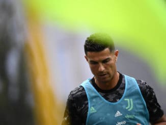 Cristiano Ronaldo of Juventus during training