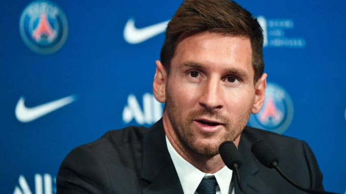 Lionel Messi-Press Conference-PSG