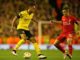 Pierre-Emerick Aubameyang (Dortmund) and Coutinho (FC Liverpool) in UEFA Europa League-14.04.2016