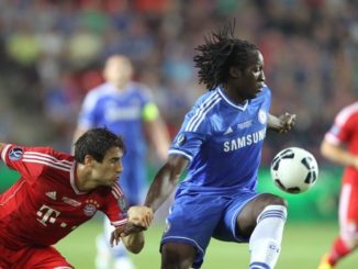 Romelu Lukaku of Chelsea against Bayern Munich-30.08.2013