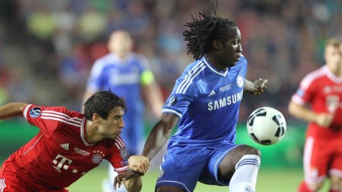 Romelu Lukaku of Chelsea against Bayern Munich-30.08.2013