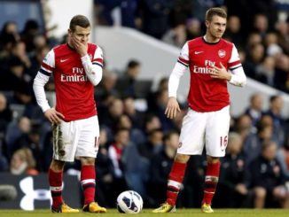 Aaron Ramsey and Jack Wilshere of Arsenal