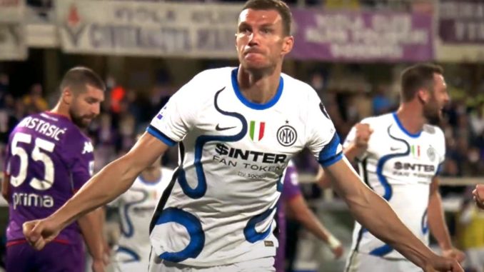 Dzeko of Inter Milan