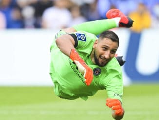 Gianluigi Donnarumma of PSG against Clermont Foot 63