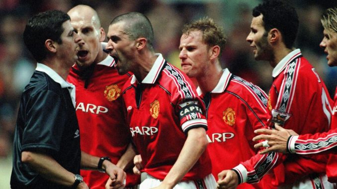 Jaap Stam, Roy Keane, Nicky Butt & Ryan Giggs Manchester United