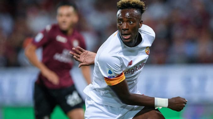 Tammy Abraham of AS Roma during the Serie A