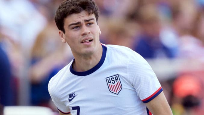 United States forward Gio Reyna